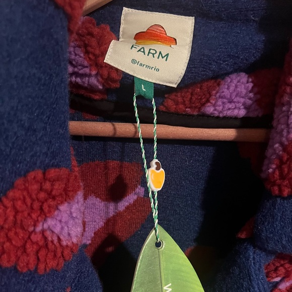 Farm Rio Mixed Leopard 🐆 Coat - NWT - L - Picture 14 of 15